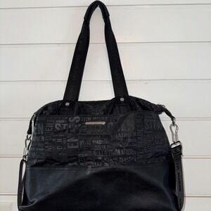 Steve Madden BGYMM  Faux Leather/nylon gym/overnight/weekend bag GW995